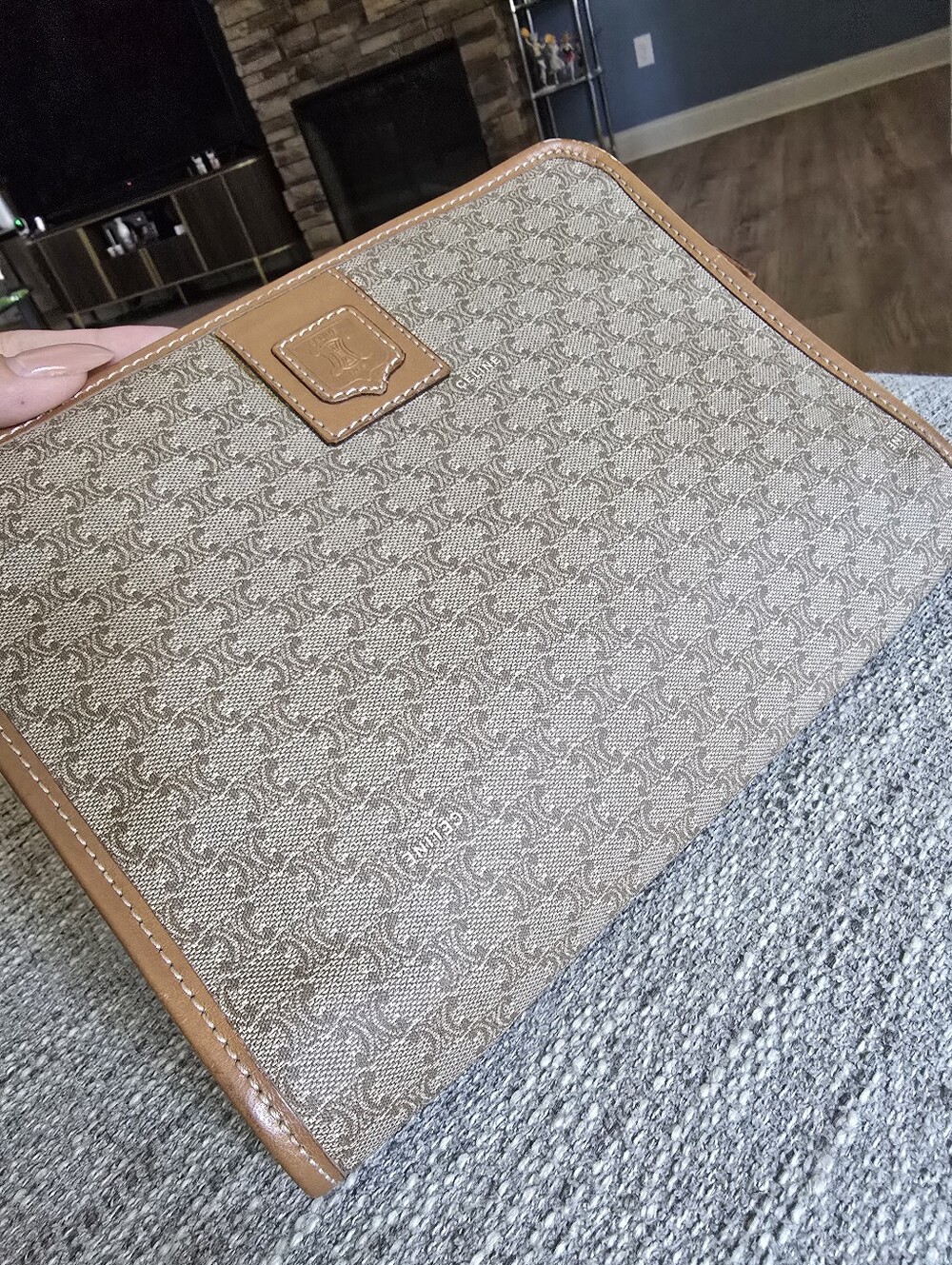 Authentic Celine Vintage Pouch Bag - Picture 2 of 12